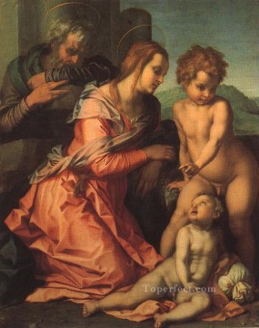  del - Sagrada Familia manierismo renacentista Andrea del Sarto